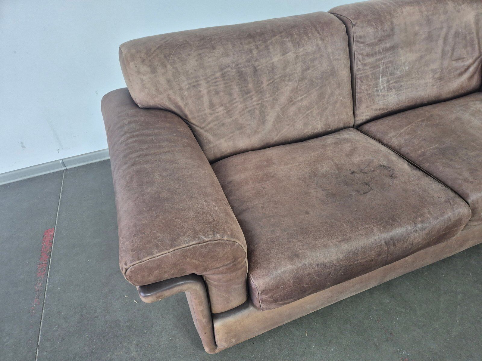 Vintage DS-68 sofa in leather from de Sede, 1980s