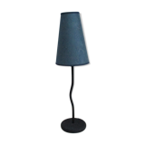 Table lamp, wrought iron, curved foot