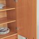 Antique high television cabinet, dresser cupboard by Drevotex Zamberk.
