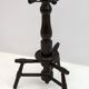 Mid-Century Modern Italian Walnut Floor Coat Hanger with Umbrella Stand, 50