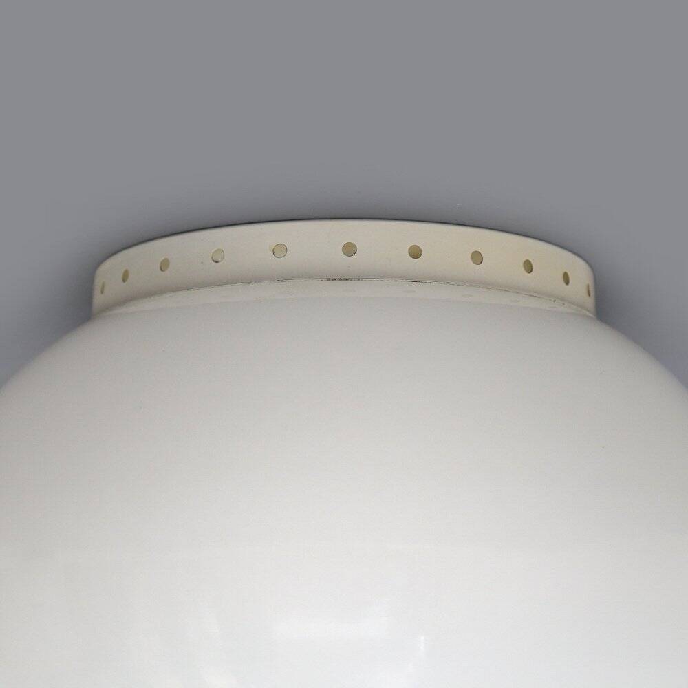 Chandelier with white glass diffuser, 1960s