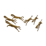 Silver metal knives in their origin box