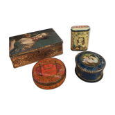 Vintage metal boxes