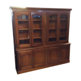 Cherry bookcase 4 doors