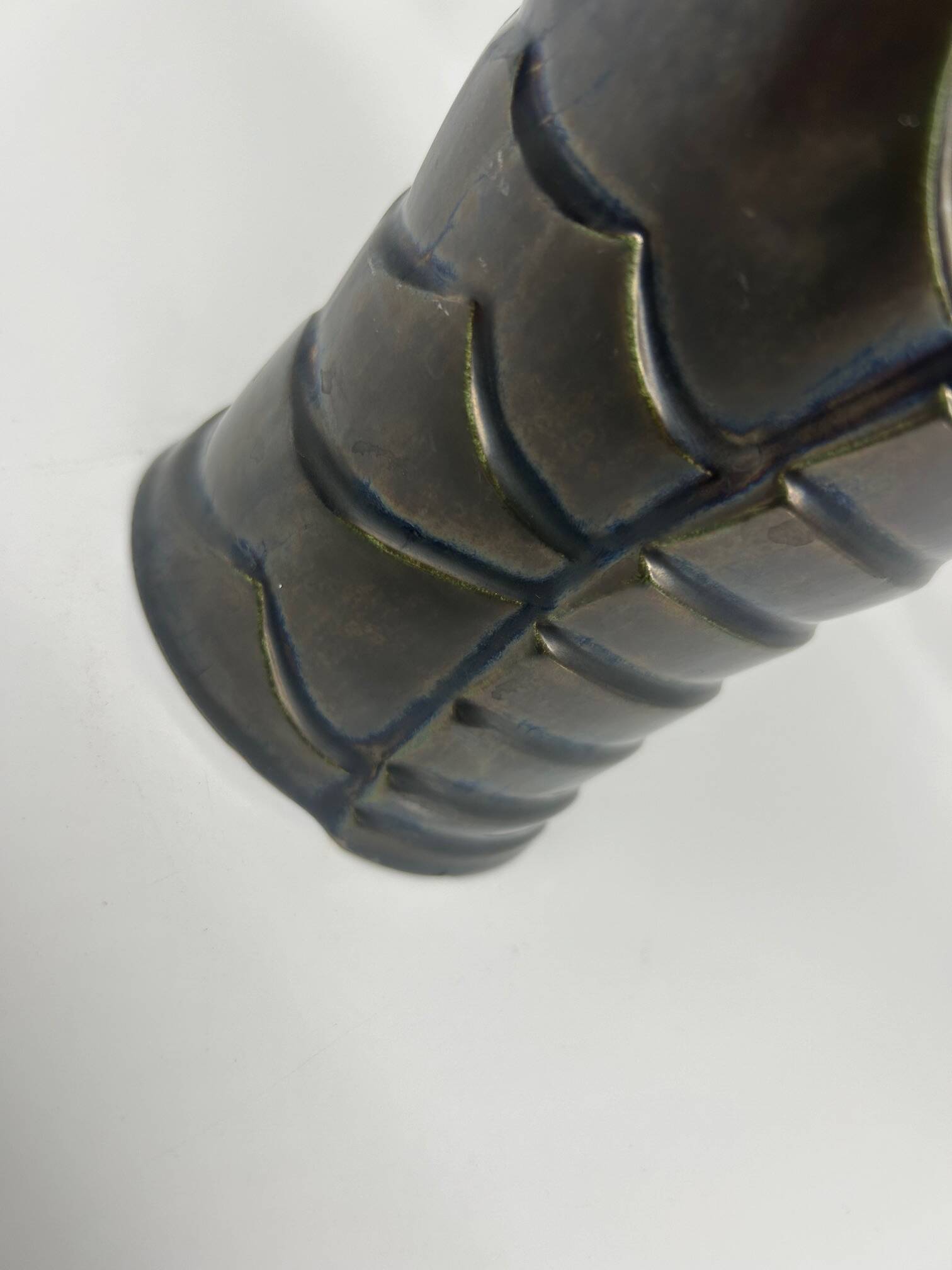 Vase from the 50s black and yellow