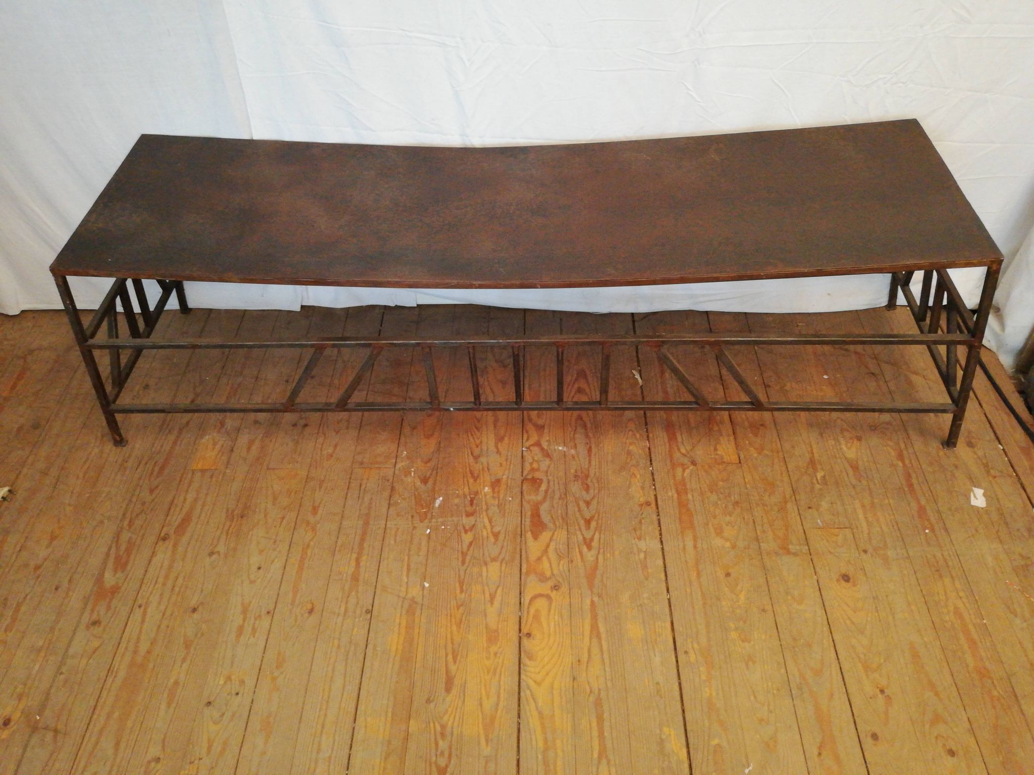 Metal bench