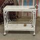 Wrought iron dessert table from the 1950s.