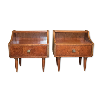 Pair of Art Deco bedsides