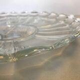 Antique glass serving dish