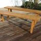 Banc en chêne massif 1500mm