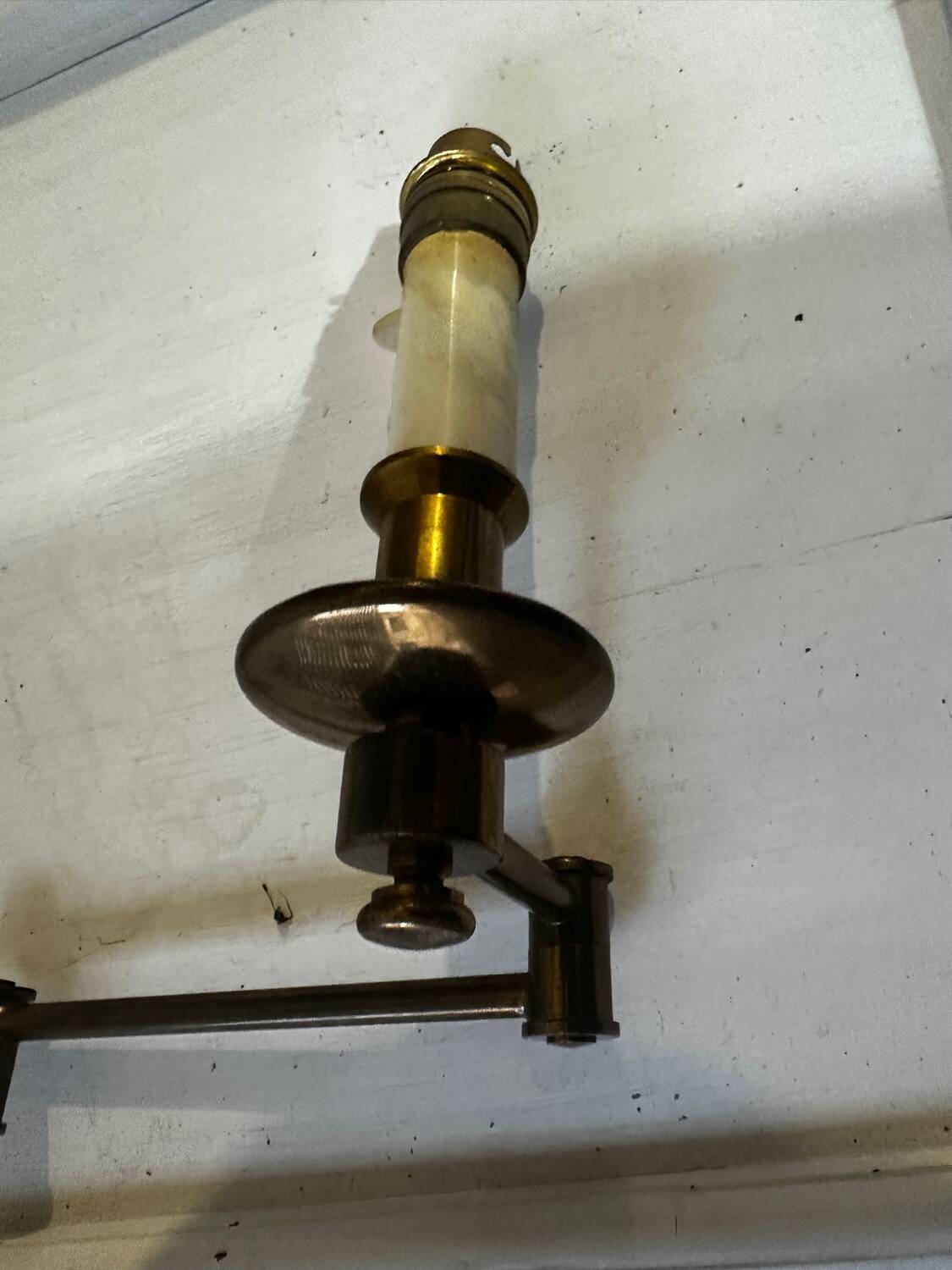 Paire d’appliques murales articulées- Georges W Hansen Metalart- 1950-