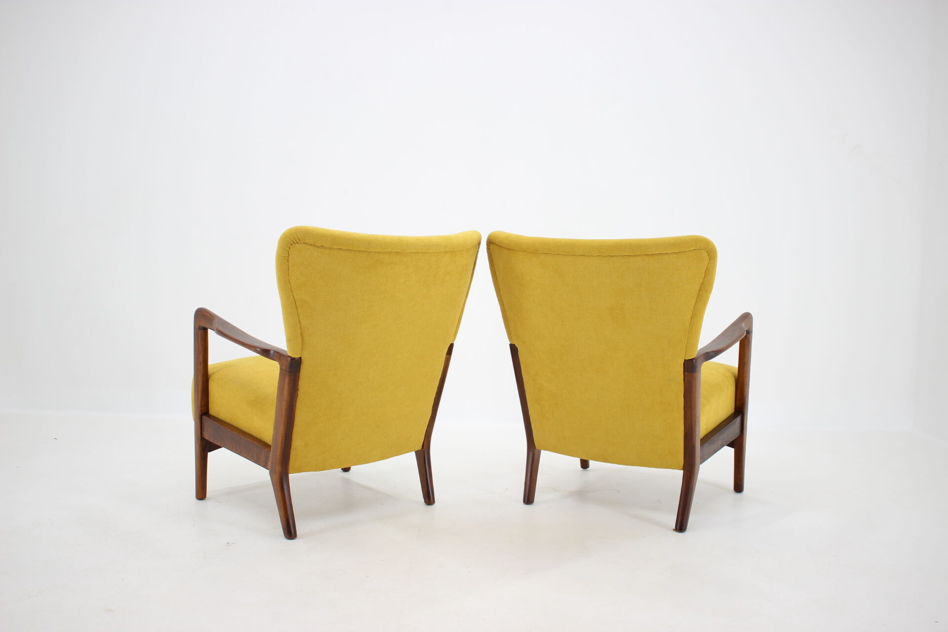 Set of Søren Hansen Armchairs for Fritz Hansen, Denmark, 1940s