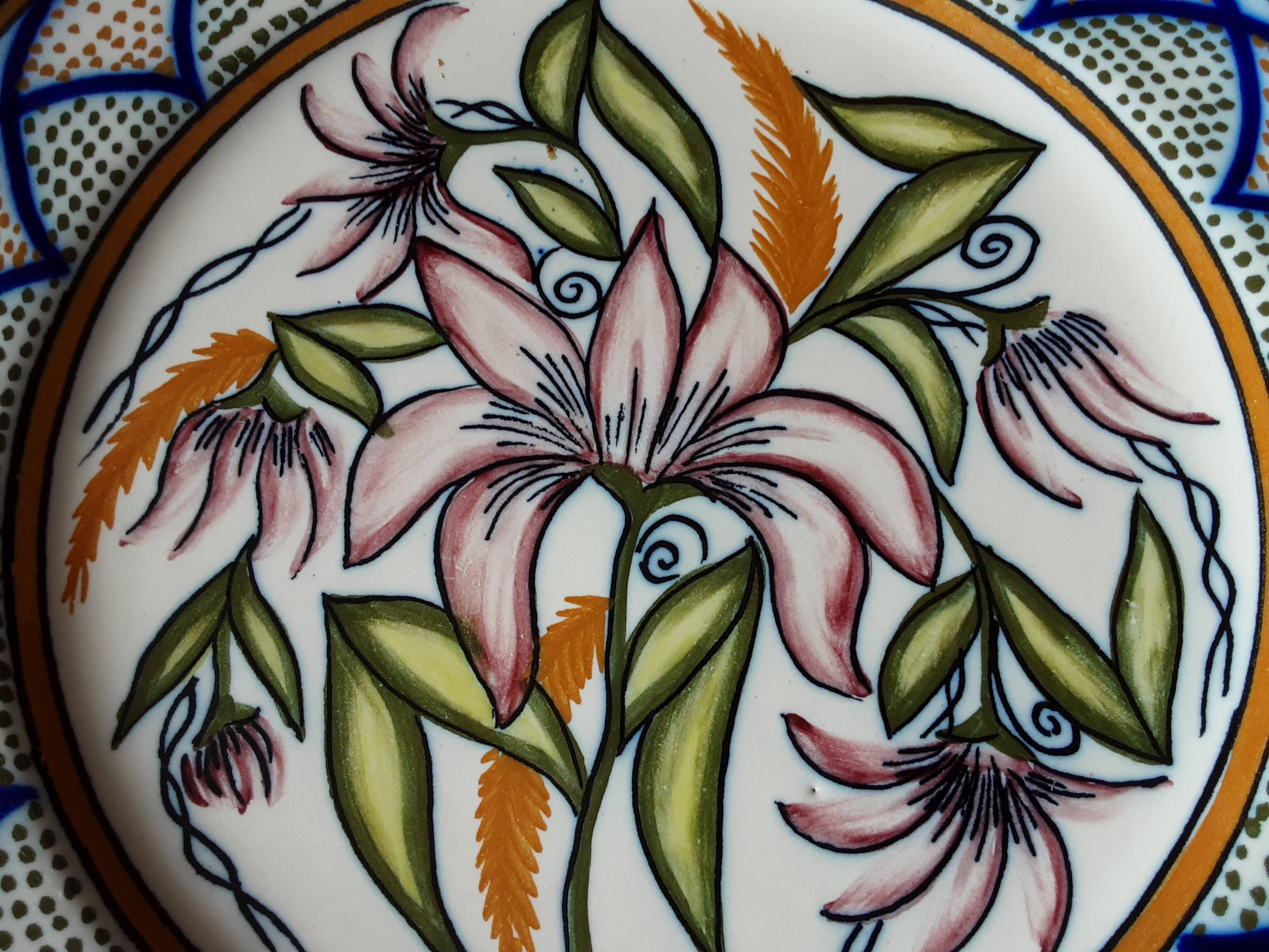 Original ceramic plate
