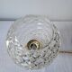 Brass and glass lamp