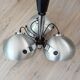 Suspension Eye Ball metal brossé