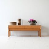 Vintage oak low cabinet