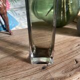 Clear glass vase