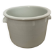 Large white earthenware pot - Creil and Montereau