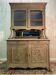 Two-body sideboard in solid oak, Art Nouveau period