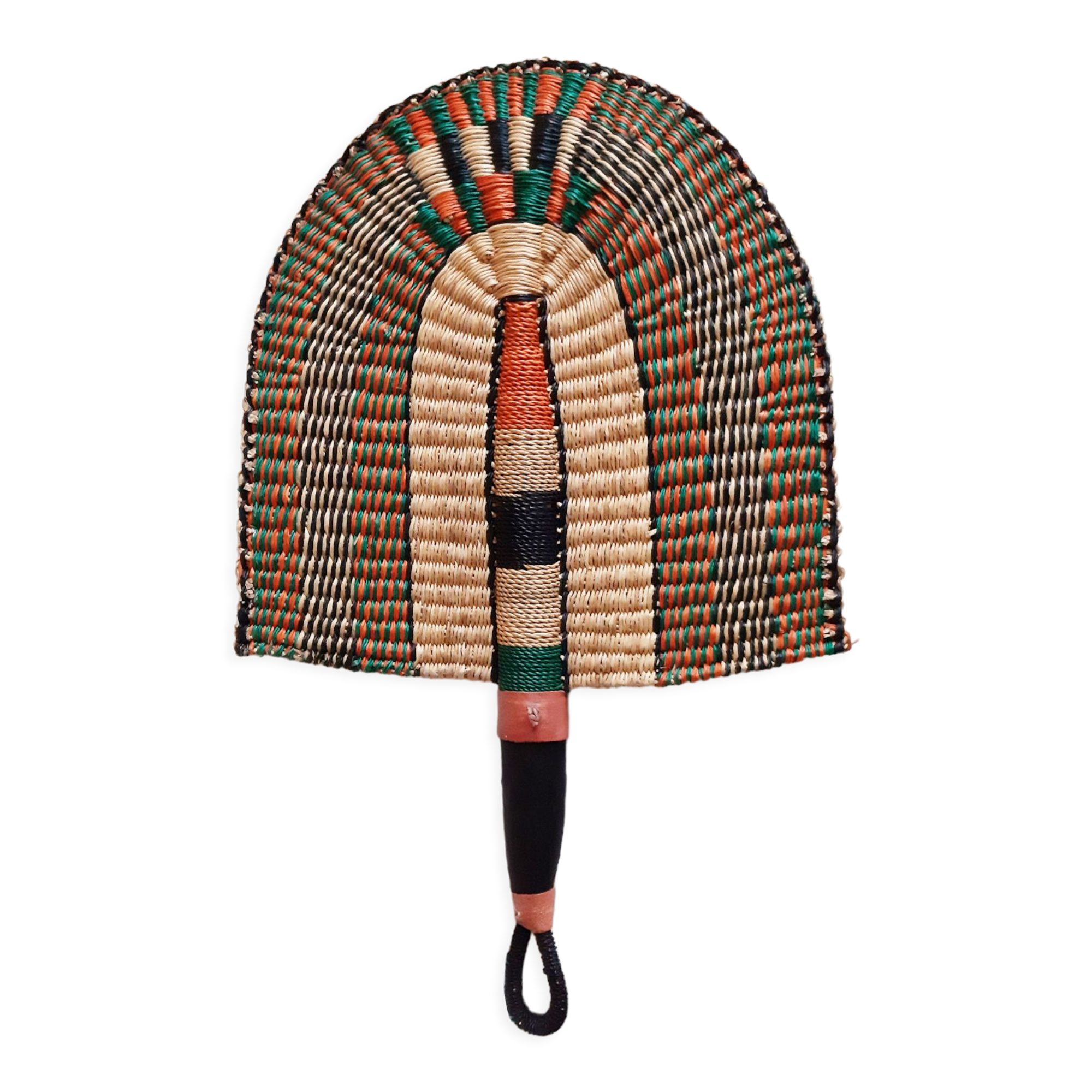 African fan bolga wall decoration of ghana