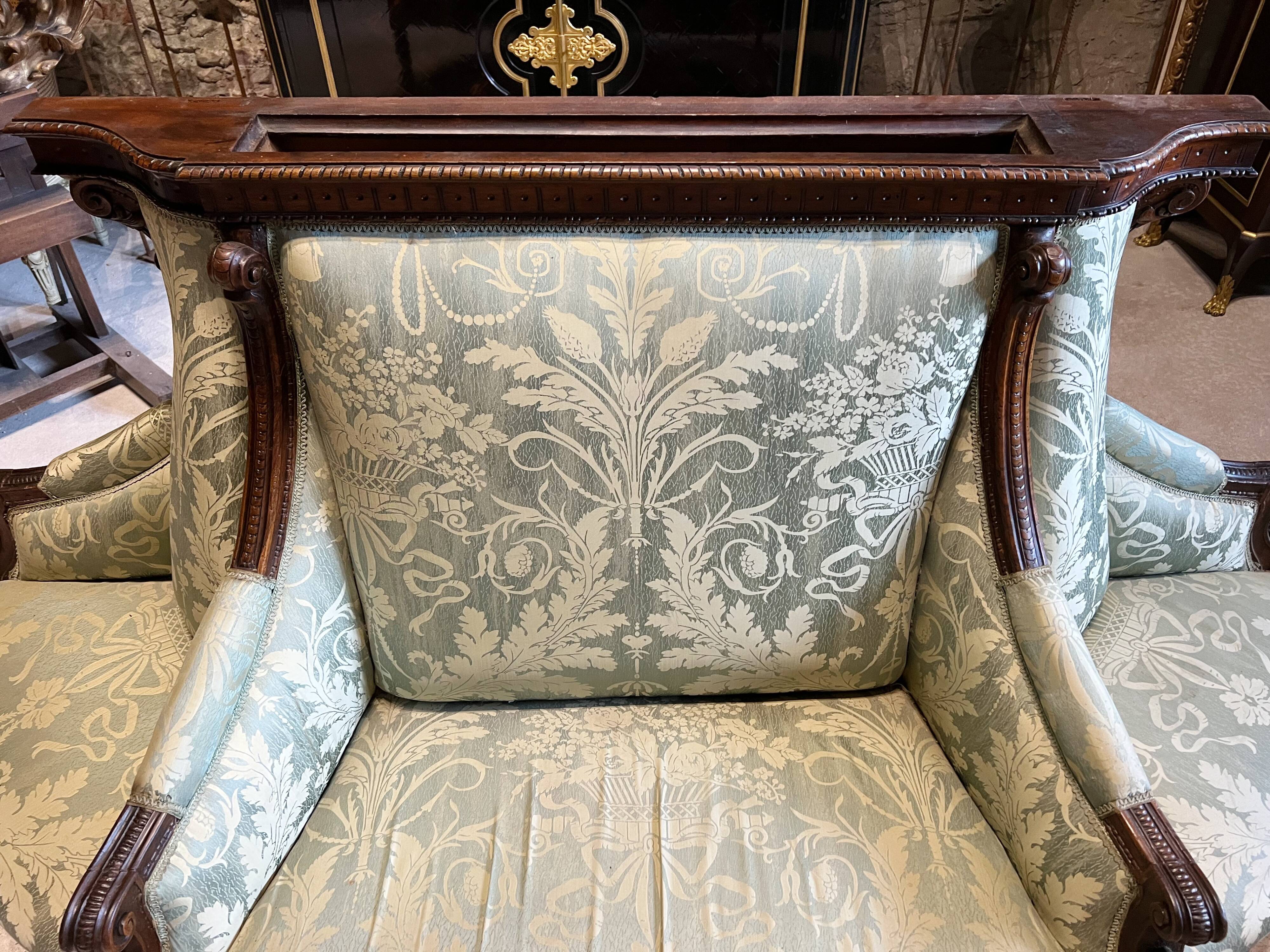 Sofa with Confidants Style Louis XVI Of the time Napoleon III half terminal