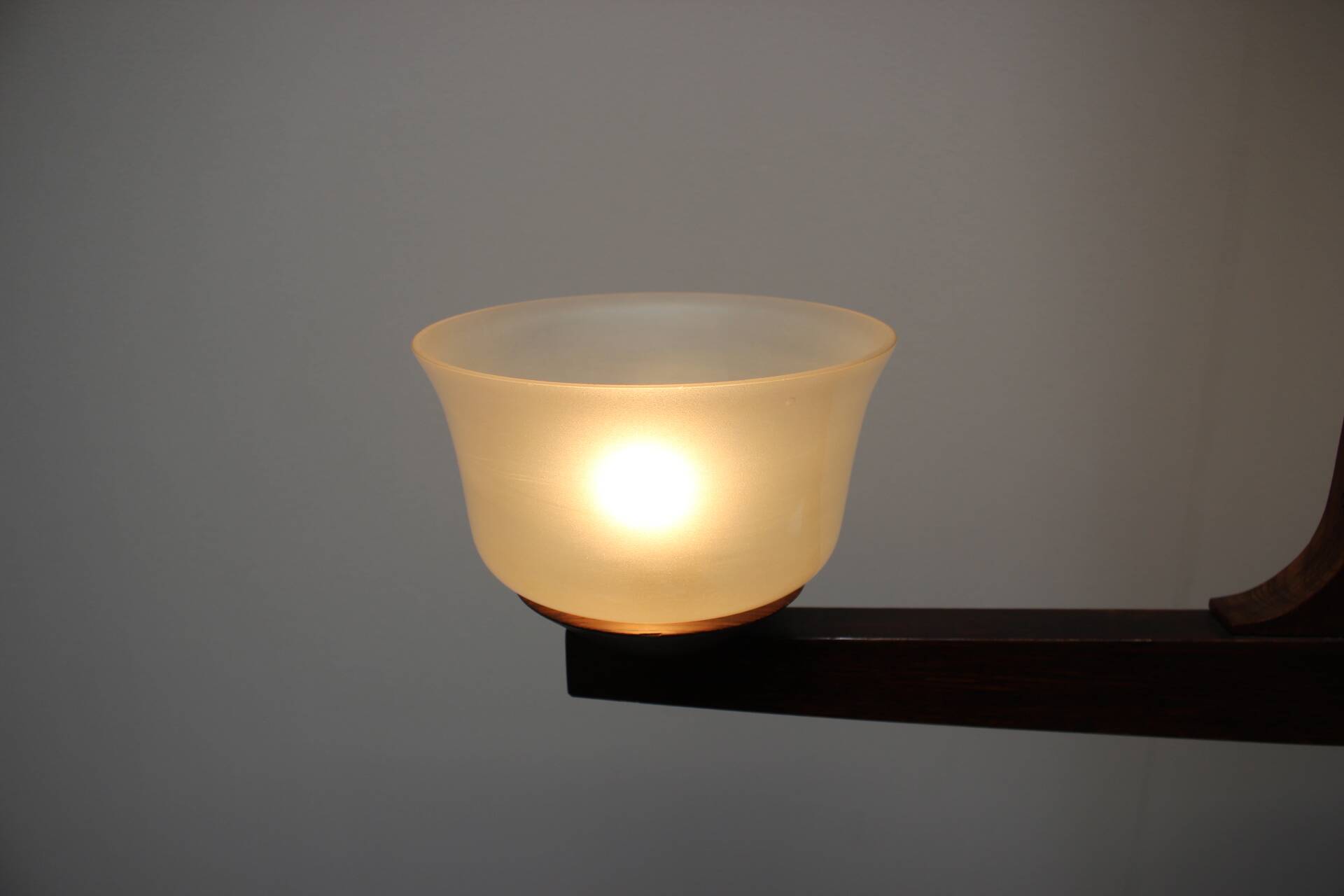 Mid-century Wooden Candlestick, 1930s