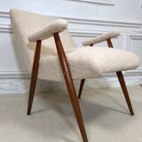 Restored Scandinavian vintage armchair