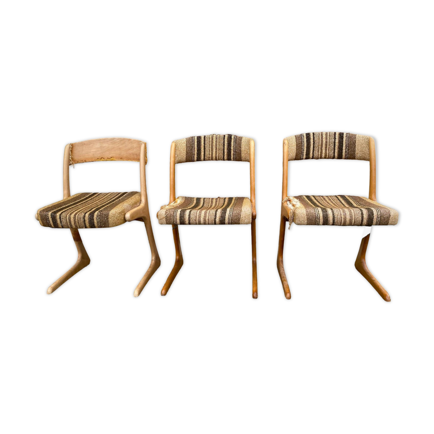 Chaise vintage ameublement nf siege 14