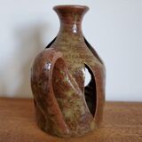 Pyrite sandstone candle holder