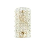 Scandinavian Crystal Glass Wall Light Venus Model by Carl Fagerlund for Orrefors & Lyfa, 1960s