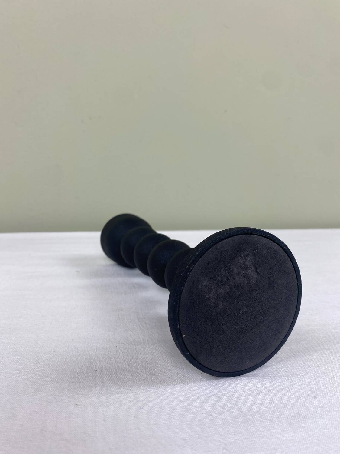 Vintage beaded candle holder