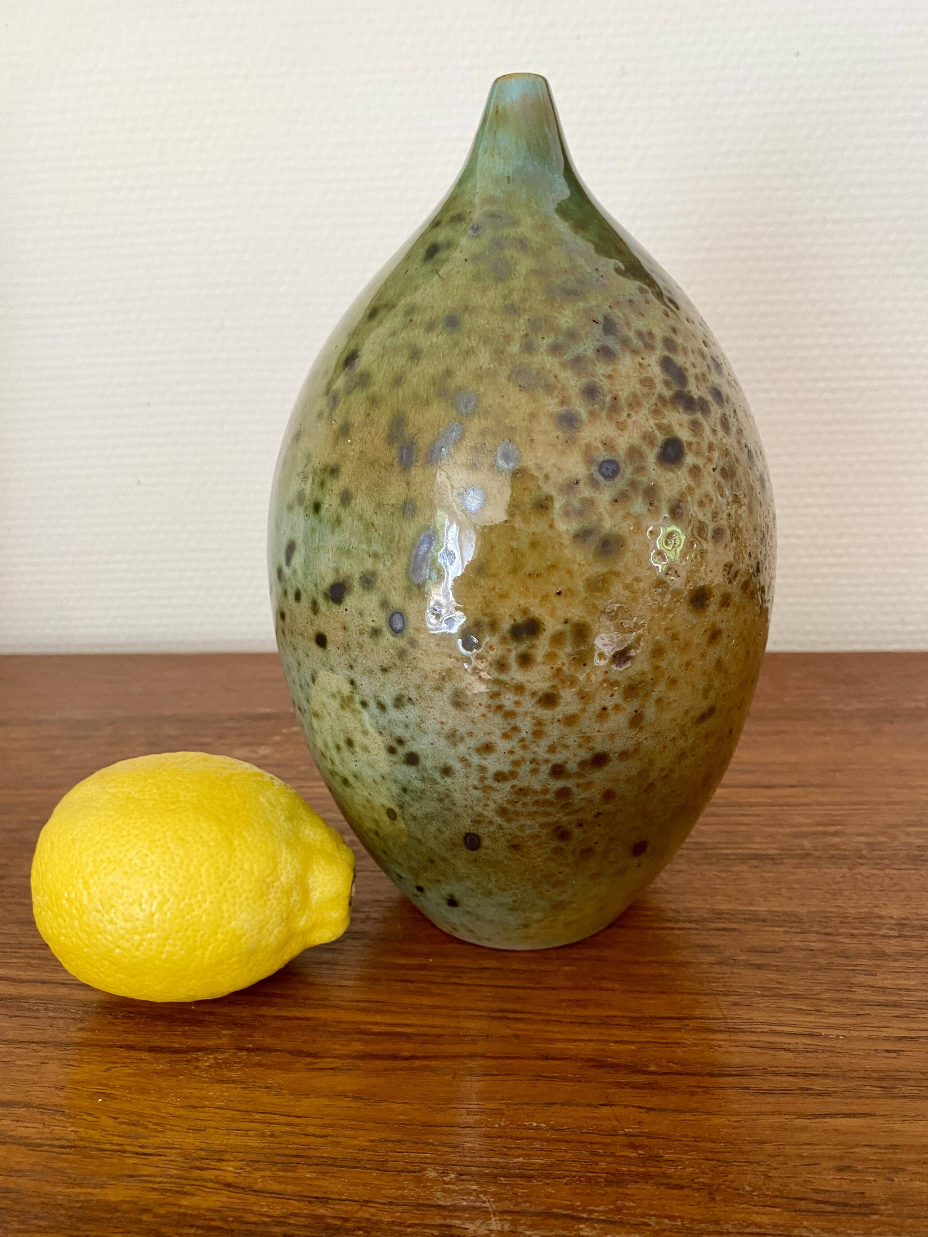 Antique handmade ceramic vase