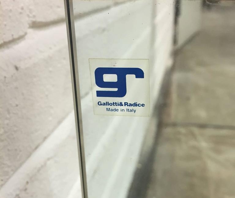 Table low "T33" Italian by Pierangelo Gallotti for Gallotti & Radice 1980 s