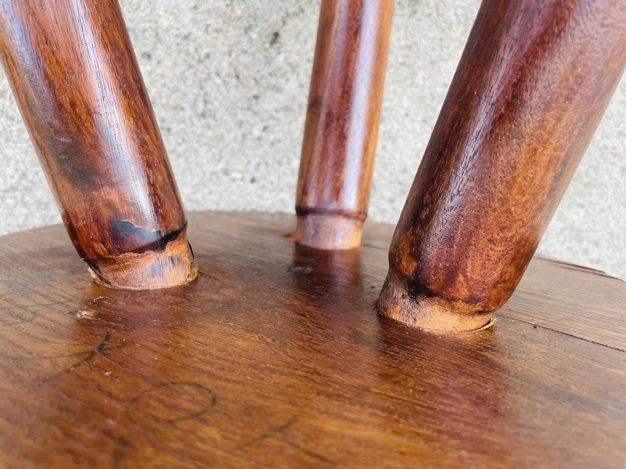 Vintage "Berger" stool, tall, in ash, Charlotte Perriand, 1950s