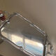 Baroque stainless steel tray Alessi