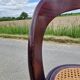 Chaise Baumann gondole en bois et cannage