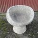 Vintage robert pansart outdoor armchair for elo in fiber cement.