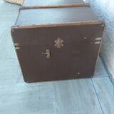 Old travel trunk