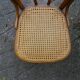 2 Thonet No. 56 chairs from 1900, caned, blond walnut stain