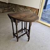 Folding oak table
