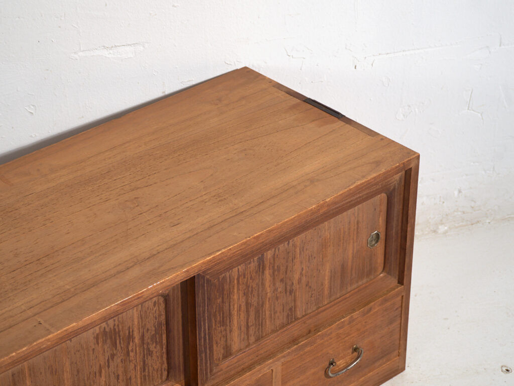 Old low tansu – Taishō / Shōwa period (c. 1920-1970) #19
