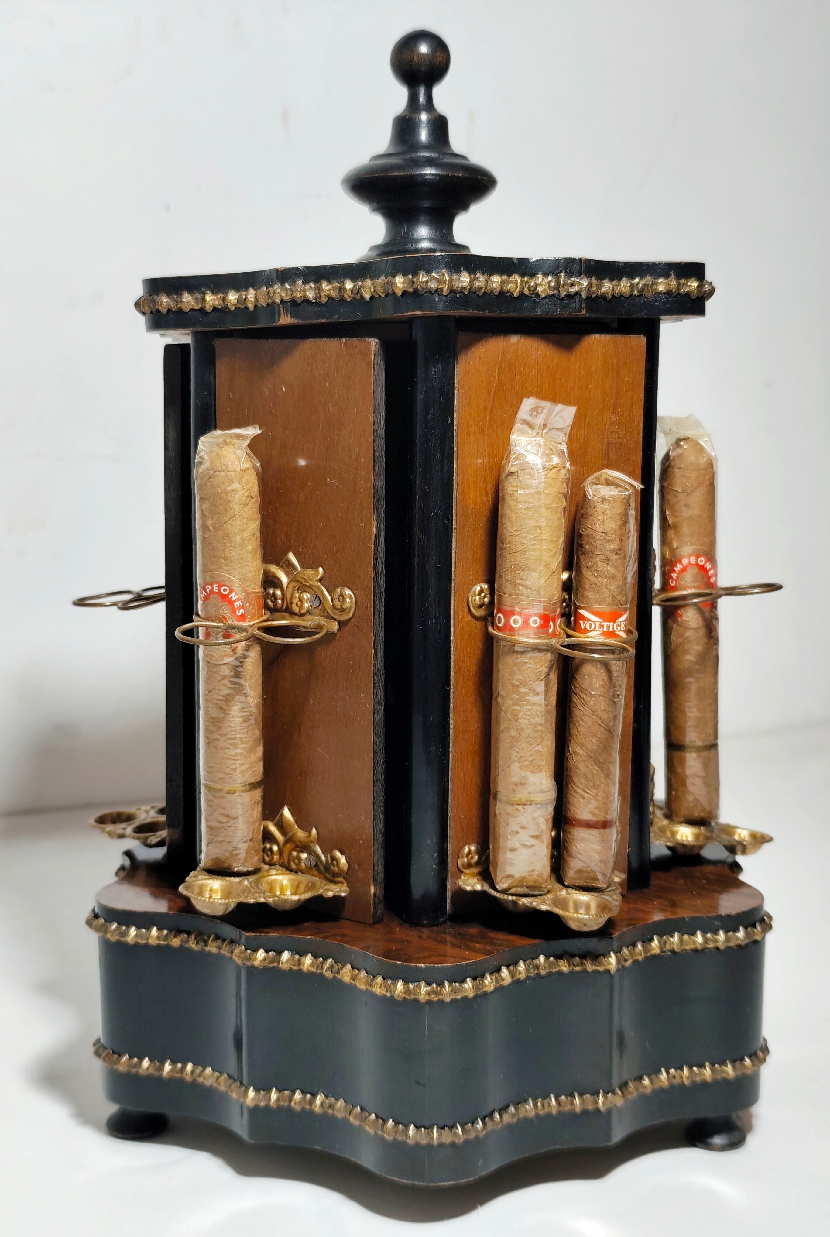Wooden cigar carousel. Spain, 1950s.