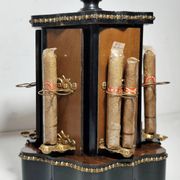 Carrousel de cigares en bois, Espagne, années 1950