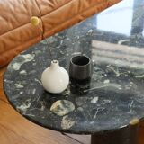 Green marble coffee table
