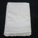 Old sheet in white cotton, days and lace edge 2.05 x 2.75 m