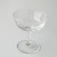 8 old champagne glasses vintage model in cut glass