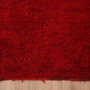 Red Vintage Moroccan Rug 180 x 230 cm, Berber Wool Rug, Handmade Boho Rug