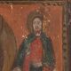 Icône ancienne Saint Nicolas, tempera sur panneau, Roumanie, XIXe siècle