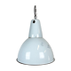 Industrial Grey Enamel Pendant Lamp, 1960s