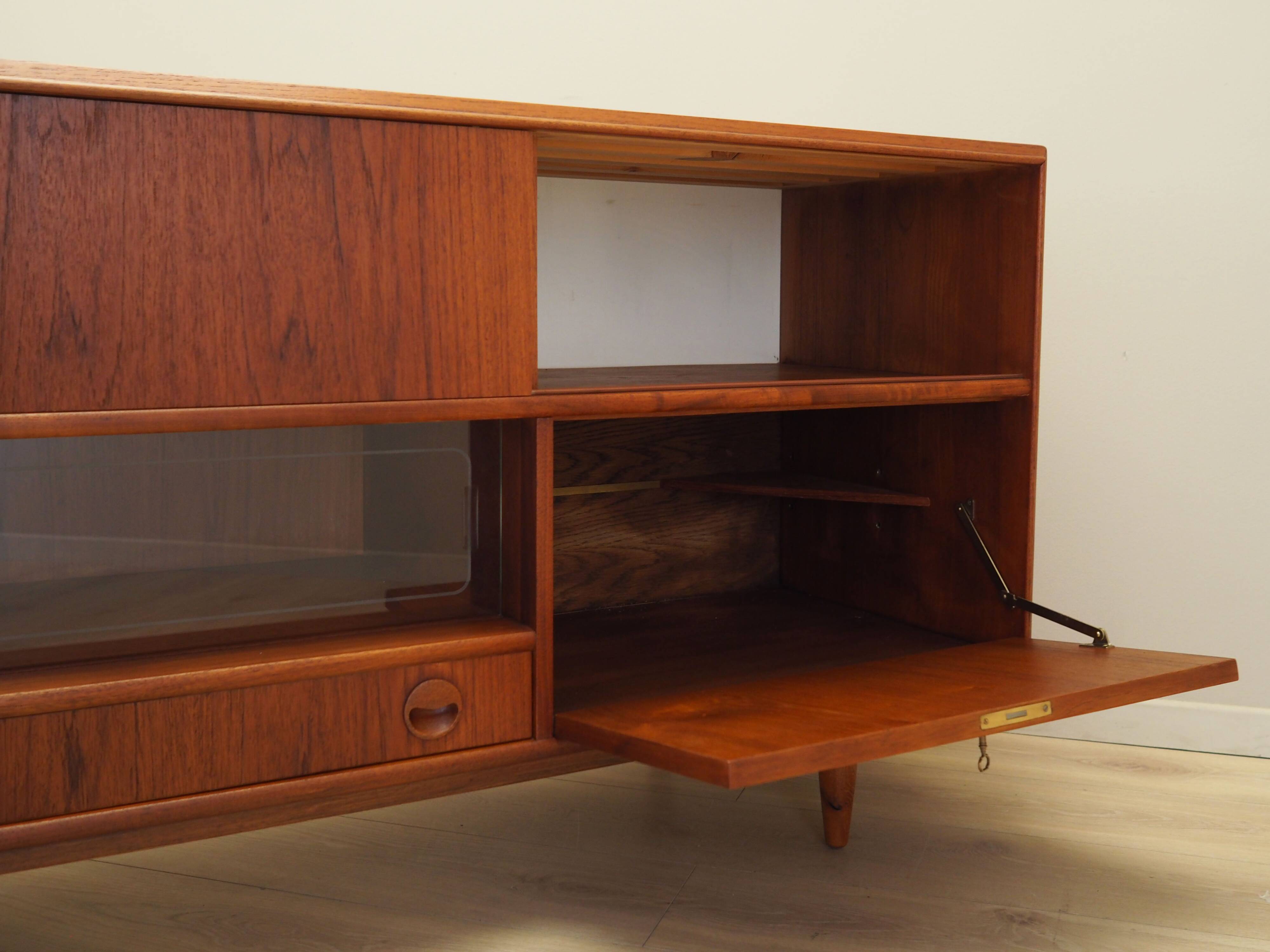 Teak sideboard, Danish design, 1970s, production: Denmark
